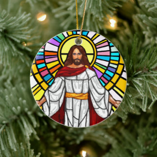 Jesus Keramik Ornament