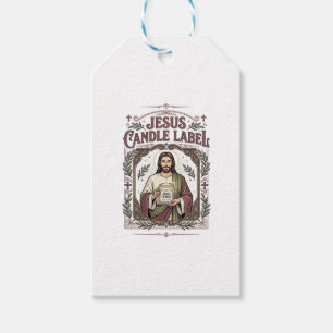 Jesus Kerzenlabel Jesus Kerze Christlicher Glaube  Geschenkanhänger