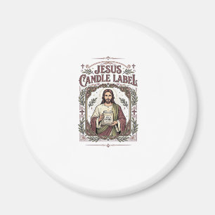 Jesus Kerzenlabel Jesus Kerze Christlicher Glaube Magnet