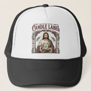 Jesus Kerzenlabel Jesus Kerze Christlicher Glaube Truckerkappe