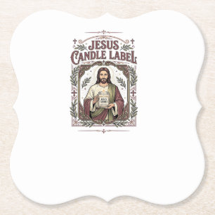 Jesus Kerzenlabel Jesus Kerze Christlicher Glaube  Untersetzer