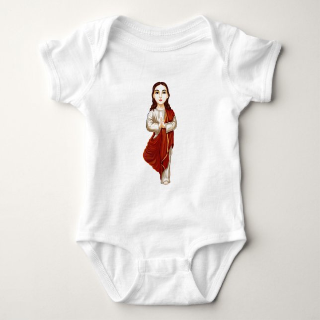 Jesus-Kind Baby Strampler (Vorderseite)
