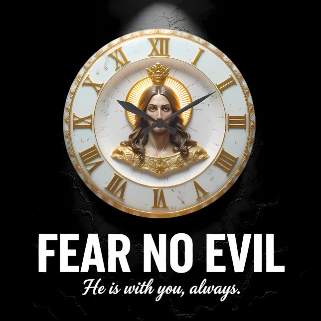 Jesus King of Kings Marble Große Wanduhr (Von Creator hochgeladen)