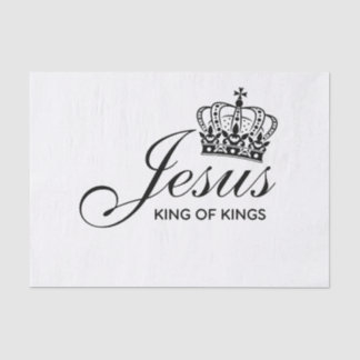 Jesus KING OF KINGS Seidenpapier