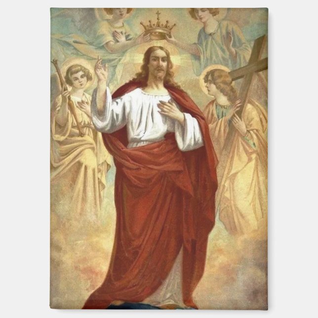 Jesus, King of the World Magnet (Vorderseite)