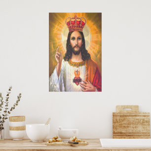 Jesus King Vintage Plakat
