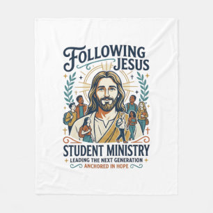 Jesus Kirche Merch Jugendcamp-Shirt Glaube Ba Fleecedecke