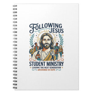Jesus Kirche Merch Jugendcamp-Stil-Shirt Glaube Ba Notizblock