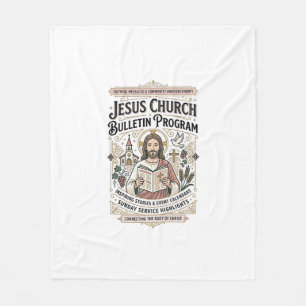 Jesus-Kirche Mitteilungsblatt Programm Jesus-Kirch Fleecedecke