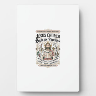Jesus-Kirche Mitteilungsblatt Programm Jesus-Kirch Fotoplatte