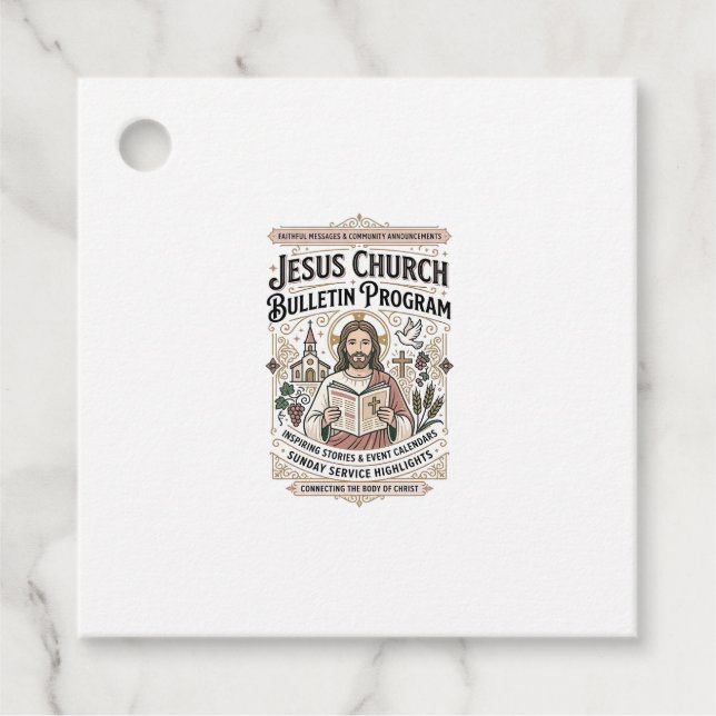 Jesus-Kirche Mitteilungsblatt Programm Jesus-Kirch Geschenkanhänger (Vorderseite)