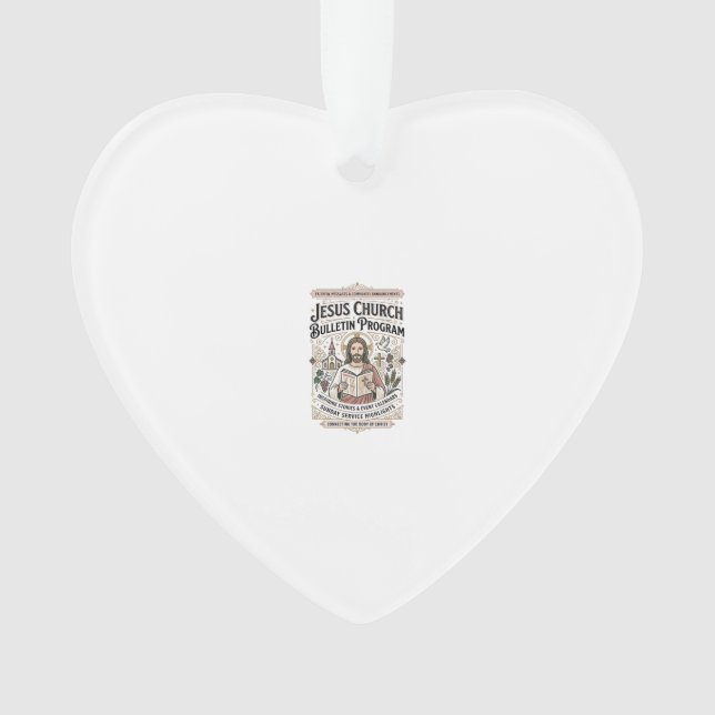 Jesus-Kirche Mitteilungsblatt Programm Jesus-Kirch Ornament (Vorderseite)