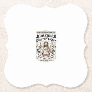 Jesus-Kirche Mitteilungsblatt Programm Jesus-Kirch Untersetzer
