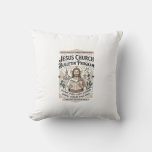 Jesus-Kirchenbulletin-Programm Jesus Kirchenbullet Kissen