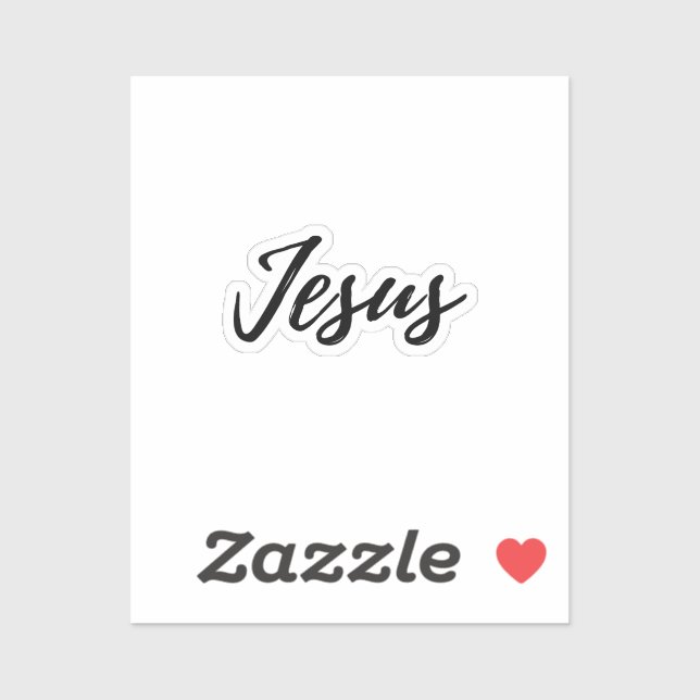 Jesus - kleiner Aufkleber (Blatt)