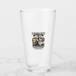 Jesus Klempner Grafik T-Shirt Christliche Kunst_1 Glas
