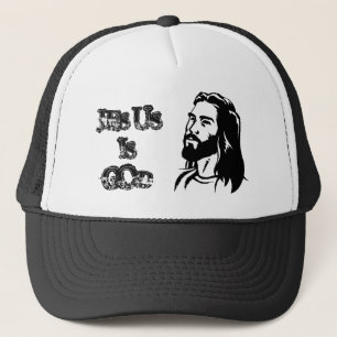 Jesus-Klippkunst, JESUS, IST, GOTT Truckerkappe