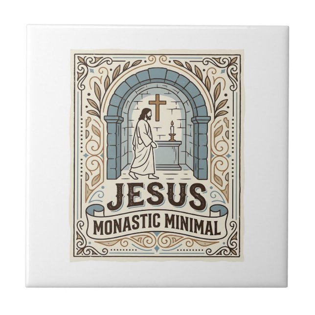 Jesus Kloster Minimal Jesus Kloster Minimal Chri Fliese (Vorderseite)