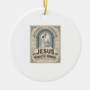 Jesus Kloster Minimal Jesus Kloster Minimal Chri Keramik Ornament