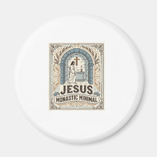 Jesus Kloster Minimal Jesus Kloster Minimal Chri Magnet