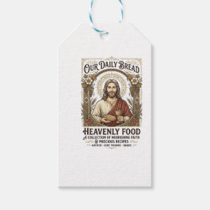 Jesus-Kochbuch Rezeptkarte Ästhetisches Vintage-Sh Geschenkanhänger
