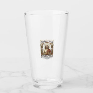 Jesus-Kochbuch Rezeptkarte Ästhetisches Vintage-Sh Glas