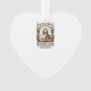 Jesus-Kochbuch Rezeptkarte Ästhetisches Vintage-Sh Ornament