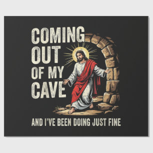 Jesus kommt aus meiner Höhle Geschenkpapier