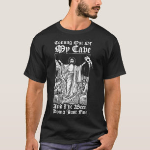Jesus kommt aus meiner Höhle Jesus Christlich Jesu T-Shirt
