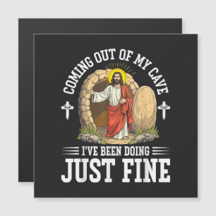 Jesus kommt aus meiner Höhle Magnetkarte