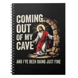 Jesus kommt aus meiner Höhle Notizblock