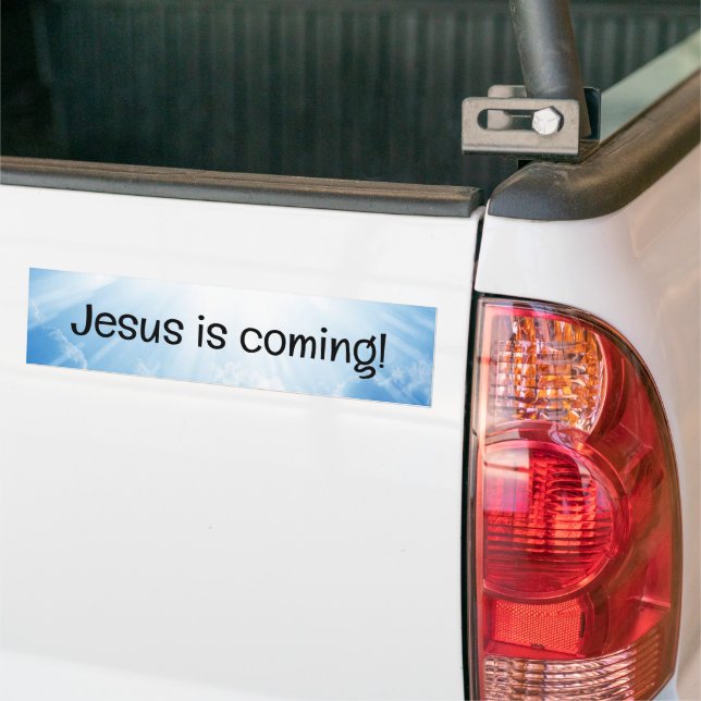 Jesus kommt! autoaufkleber (Auf Lkw)