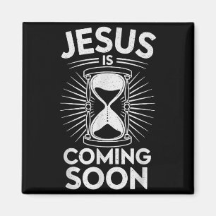 Jesus kommt bald Christliches religiöses Bibelvers Magnet