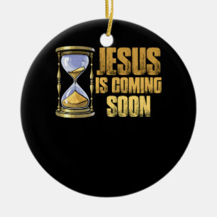 Jesus kommt bald Countdown bis Jesus Christus H Keramik Ornament