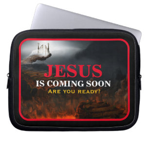 JESUS KOMMT BALD LAPTOPSCHUTZHÜLLE