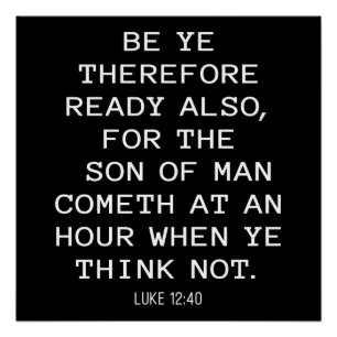 Jesus kommt bald - Offenbarung 17:14 Christlich Poster