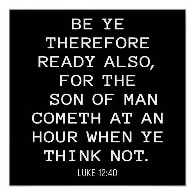 Jesus kommt bald - Offenbarung 17:14 Christlich Poster (Vorderseite)