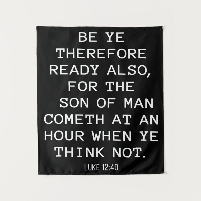 Jesus kommt bald - Offenbarung 17:14 Christlich Wandteppich (Vorderseite)