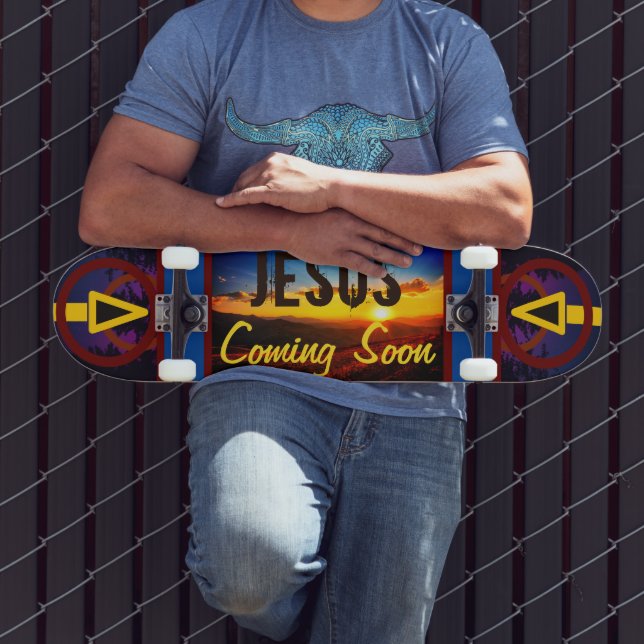 Jesus kommt bald Skateboard (Außenbereich 3)
