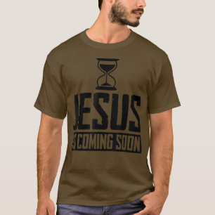 Jesus kommt bald zum Countdown für den Christliche T-Shirt