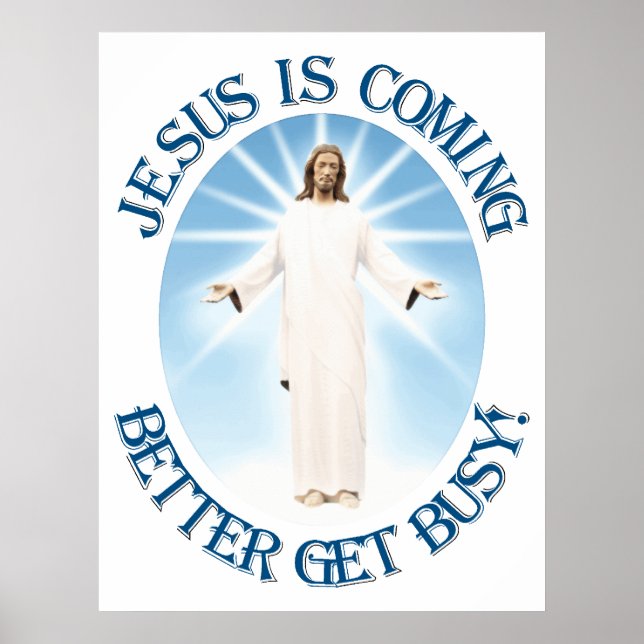 Jesus kommt poster (Vorne)