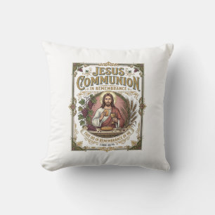Jesus Kommunion Jesus Kommunion Christlicher Glaub Kissen