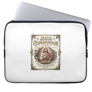 Jesus Kommunion Jesus Kommunion Christlicher Glaub Laptopschutzhülle