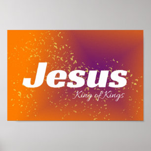 Jesus, König der Könige, Christliches Konzertposte Poster