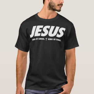 Jesus König der Könige Herr der Herren Christliche T-Shirt