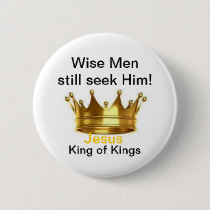 Jesus-König von König Pin Button