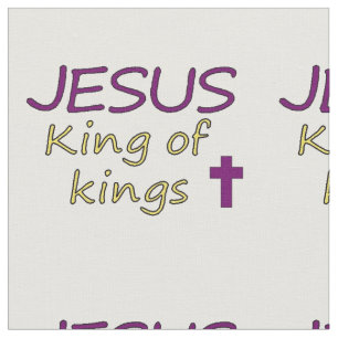 Jesus-König von Königen Stoff