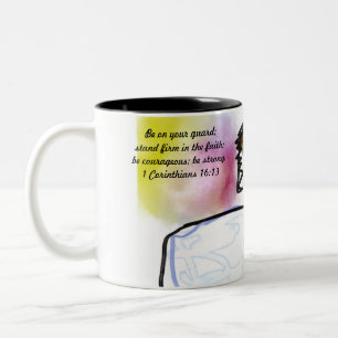 Jesus König Zweifarbige Tasse