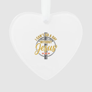 Jesus Kreuz Christliche Typografie-Shirt-Design_1 Ornament