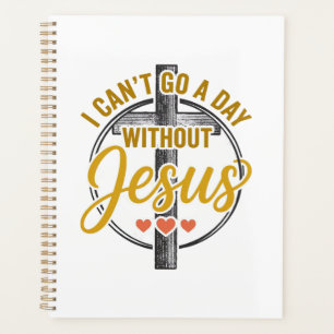 Jesus Kreuz Christliche Typografie-Shirt-Design_1 Planer